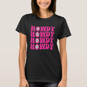 Groovy Howdy Rodeo Western Country Southern Cowgir T-Shirt