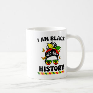 Groovy I Am Black History Month Black Women Girl P Coffee Mug