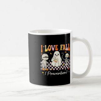 Groovy I Love Fall Prevention Physical Therapy Nur Coffee Mug