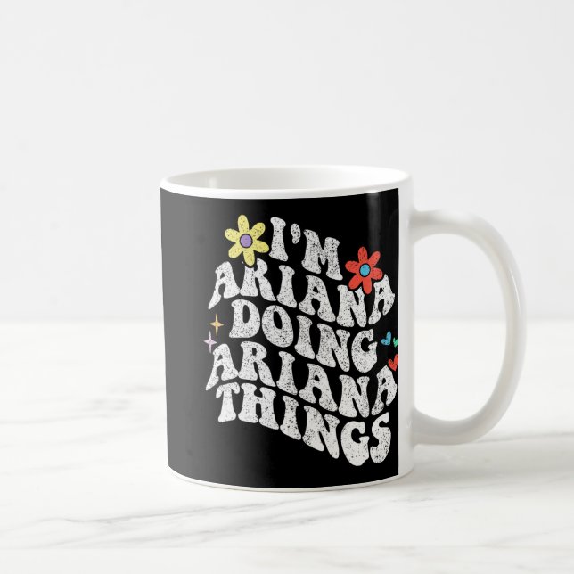 Groovy Im Ariana Doing Ariana Things Funny Mothers Coffee Mug (Right)