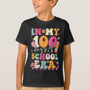 Groovy In My 100 Days Of School Era 100th Day Of S T-Shirt