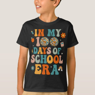 Groovy In My 100 Days Of School Era Student Teache T-Shirt