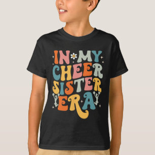 Groovy In My Cheer Sister Era Cheerleading Sister T-Shirt