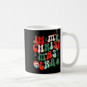 Groovy In My Christmas Era Cute Christmas Holiday Coffee Mug