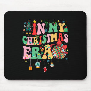 Groovy In My Christmas Era Family Matching Merry C Mouse Pad