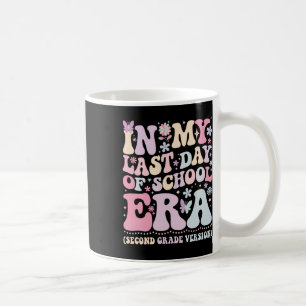 Groovy In My Last Day Of School Era Second Grade T Coffee Mug