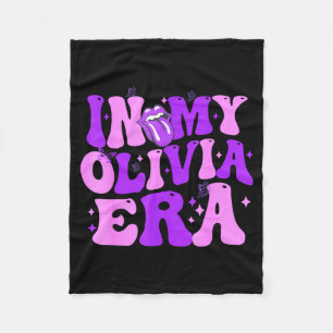 Groovy In My Olivia Era For Men Women Kids Funny S Fleece Blanket