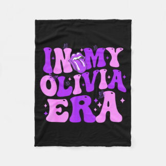 Groovy In My Olivia Era For Men Women Kids Funny S Fleece Blanket