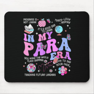 Groovy In My Para Era Vintage Paraprofessional Par Mouse Pad