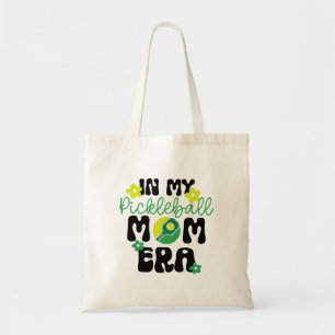 Groovy In My Pickleball Mum Era T-Shirt Tote Bag