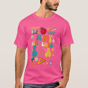 Groovy In My Retirement Era Retired Teachers Teach T-Shirt