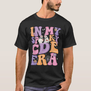 Groovy In My Spooky CDE Era Ghost Nurse Halloween T-Shirt