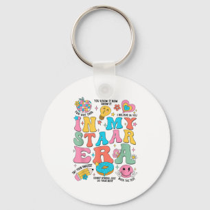 Groovy In My Starr Era Testing Day Teacher Kids Mo Key Ring
