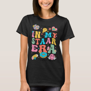 Groovy In My Starr Era Testing Day Teacher Kids Mo T-Shirt