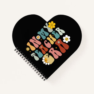 Groovy In My Teacher Era Back to School Teacher  Notebook