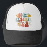 Groovy In My Teacher Era Back to School Teacher  Trucker Hat<br><div class="desc">Groovy In My Teacher Era Back to School Teacher</div>