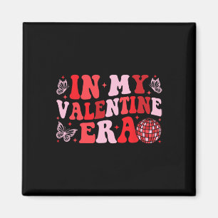 Groovy In My Valentine Era Valentines's Day Womens Magnet