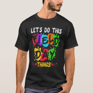 Groovy It s Field Day Vibes For Teacher Kid 2023 T-Shirt