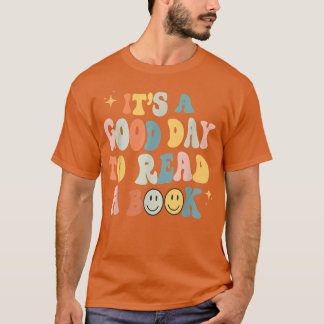 Groovy It's A Good Day To Read A Book Bookworm Boo T-Shirt