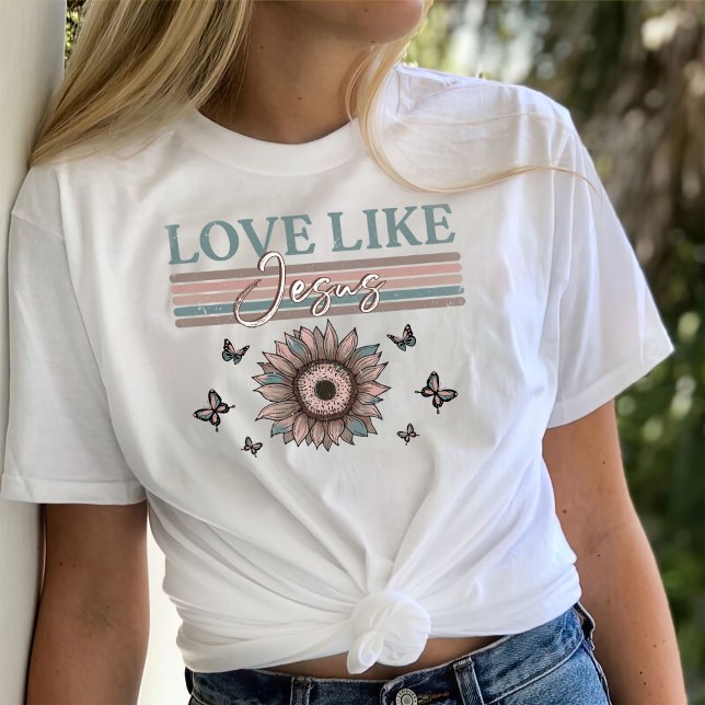 Groovy jesus Shirt, Love like jesus T-Shirt (Creator Uploaded)