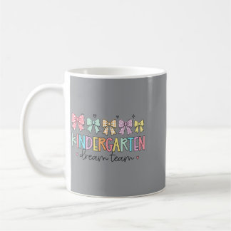 Groovy Kindergarten Dream Team Coquette Back To Coffee Mug