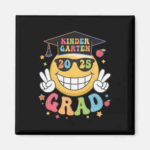 Groovy Kindergarten Graduate Happy Graduation Cl O Magnet