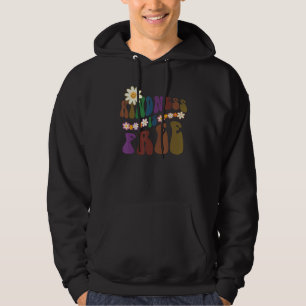 Groovy KINDNESS IS FREE Retro Anti Bullying Choose Hoodie