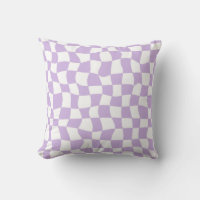 Groovy Lavender White Checks Chequered
