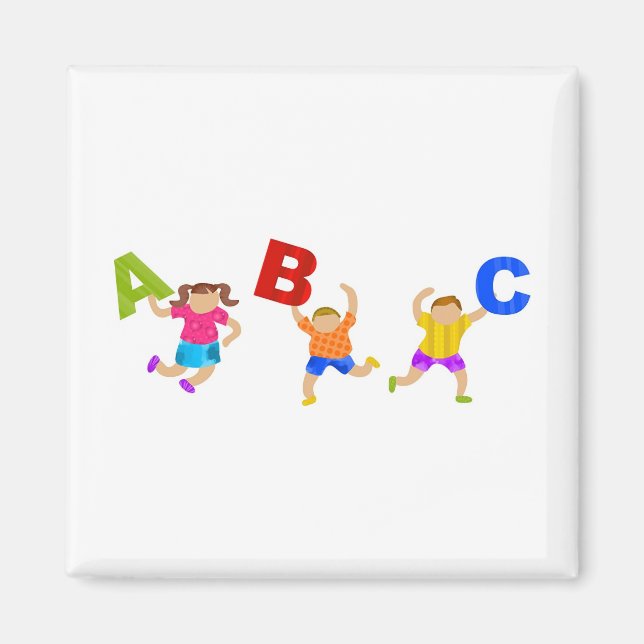 Groovy Letters Magnet (Front)