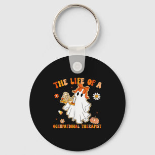 Groovy Life Of A Ot Occupational Therast Ghost Hal Key Ring