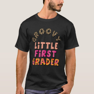 Groovy Little First Grader First Day Of School Fo T-Shirt