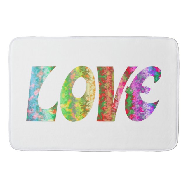 GROOVY LOVE BATH MAT (Front)