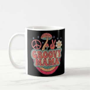 Groovy Mama 70s Aesthetic Nostalgia 1970 s Mother  Coffee Mug