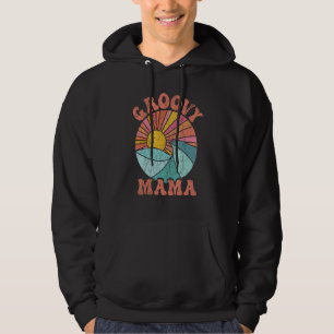 Groovy Mama 70s Aesthetic Nostalgia 1970's Retro M Hoodie
