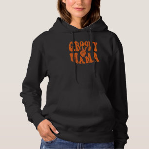 Groovy Mama 70s Aesthetic Nostalgia 1970's Retro M Hoodie