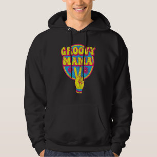 Groovy Mama 70s Aesthetic Nostalgia 1970's Retro M Hoodie