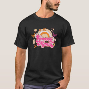Groovy Mama 70s Aesthetic Nostalgia 1970's Retro M T-Shirt