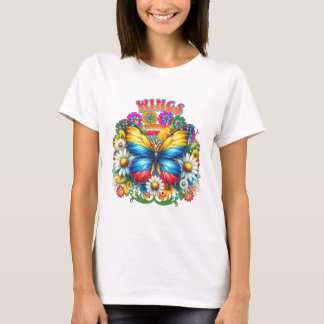 Groovy Mama Detailed Butterfly Bliss T-Shirt