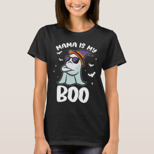 Groovy Mama Is My Boo Halloween Toddler Boys Girls T-Shirt
