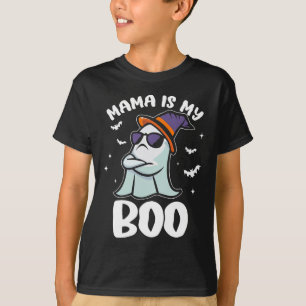 Groovy Mama Is My Boo Halloween Toddler Boys Girls T-Shirt