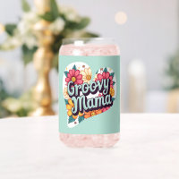 Groovy Mama Retro Floral 70s Aesthetic Design