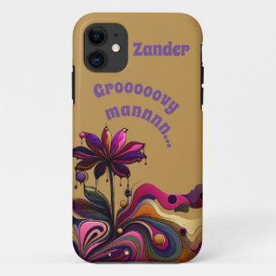 "Groovy Man..." Flower Customisable Case-Mate iPhone Case