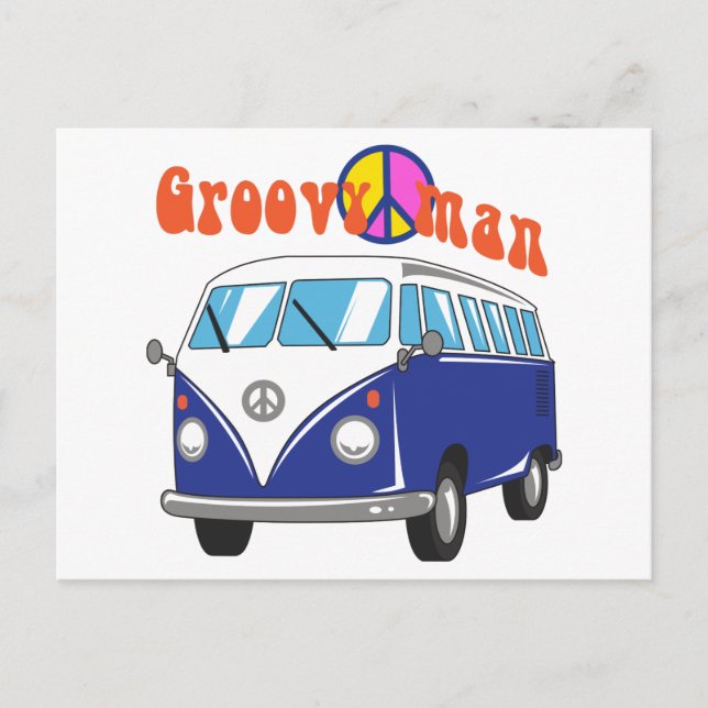Groovy Man Postcard (Front)