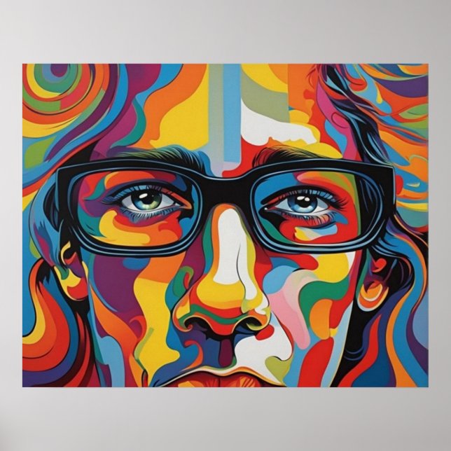 Groovy Man Vibrant Poster (Front)