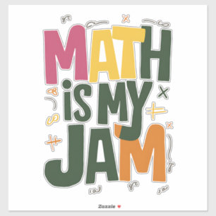 Groovy Math is My Jam First Day Back To School 