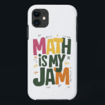 Groovy Math is My Jam First Day Back To School  Case-Mate iPhone Case<br><div class="desc">Groovy Math is My Jam First Day Back To School Math Teachers</div>