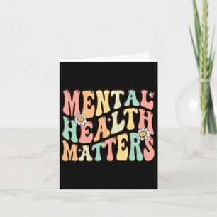 Groovy Mental Health Problems Human Brain Illness Card