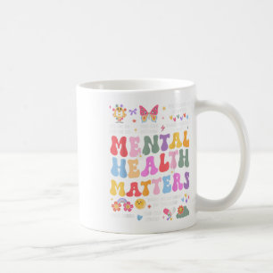 Groovy Mental Health S Mental Awareness Men Women Coffee Mug