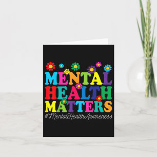 Groovy Mental Health S Mental Health Awareness Mon Card