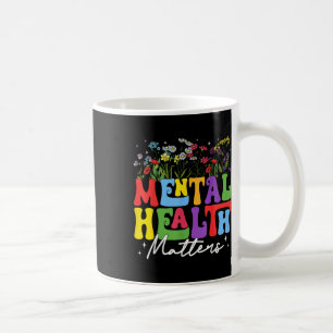 Groovy Mental Health S Mental Health Awareness Mon Coffee Mug